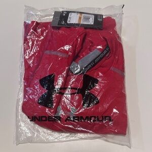 Under Armour Bright Red HeatGear with Black Logo